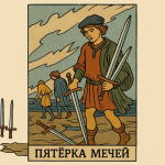 Пятёрка Мечей в Таро: толкование символов карты и советы для жизненных ситуаций