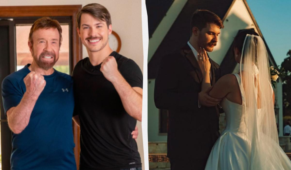 85-летний Чак Норрис трогательно поздравил сына Дакоту со свадьбой и поделился эмоциями