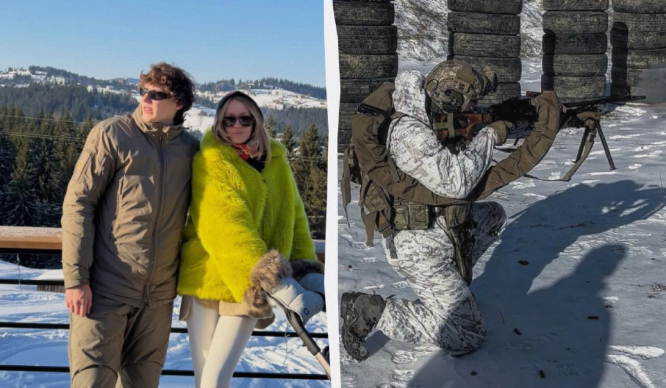 Дмитрий Бабчук показал «зимнюю семейную атмосферу» с Лесей Никитюк и сыном