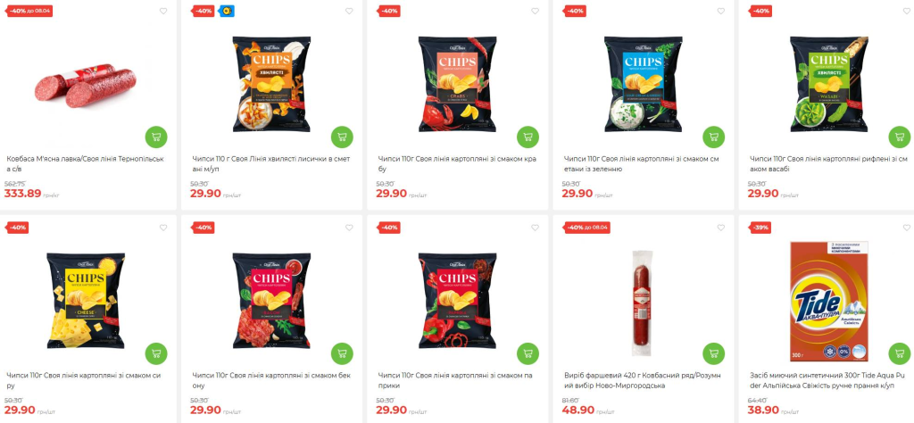 Акция АТБ «Праздничная корзина» 1–7 апреля 2026: скидки до 50% и бонусы