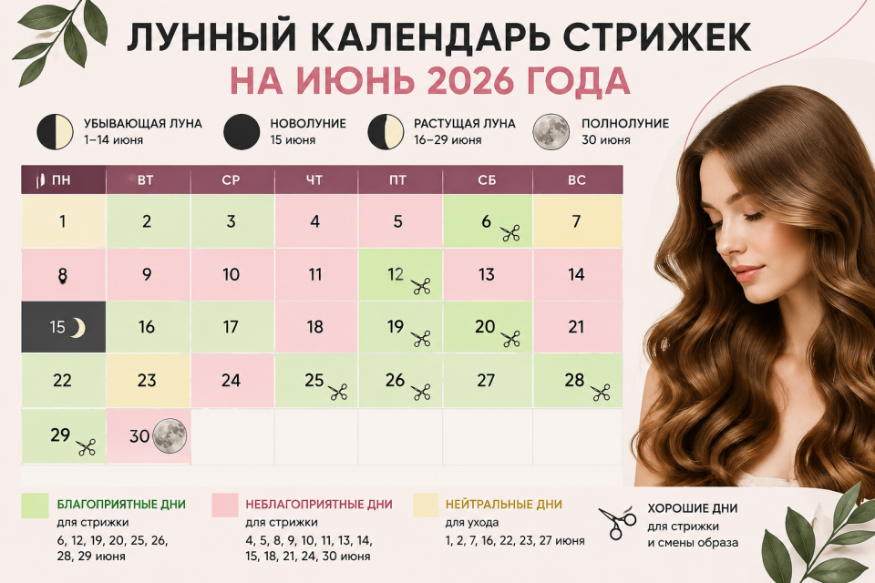 календарь стрижек