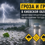 гроза и град