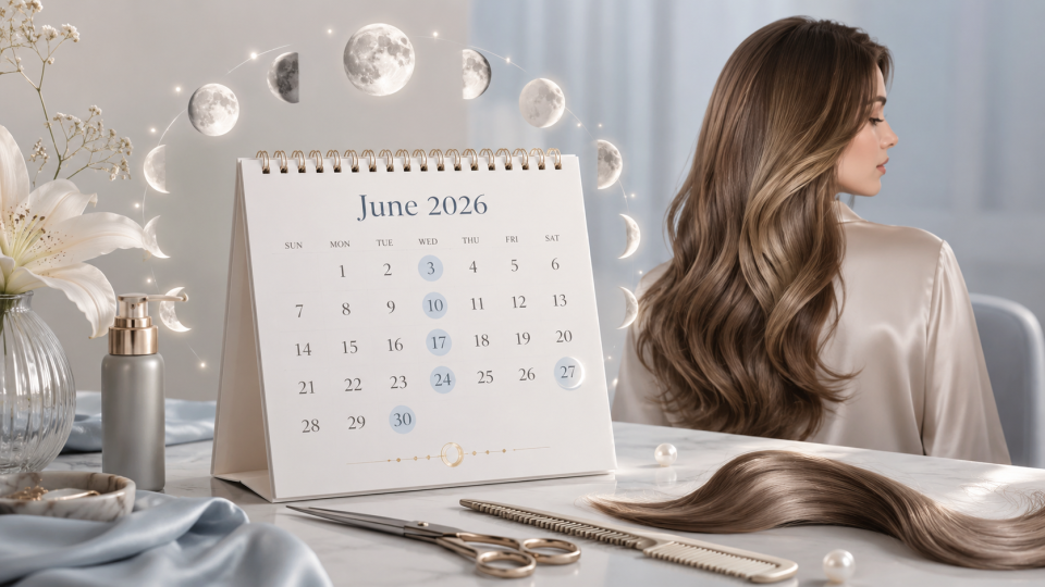 лунный календарь стрижек июнь 2026, благоприятные дни для стрижки июнь 2026, когда стричь волосы в июне 2026, лунный календарь окрашивания июнь 2026, стрижка по Луне июнь 2026, фазы Луны июнь 2026