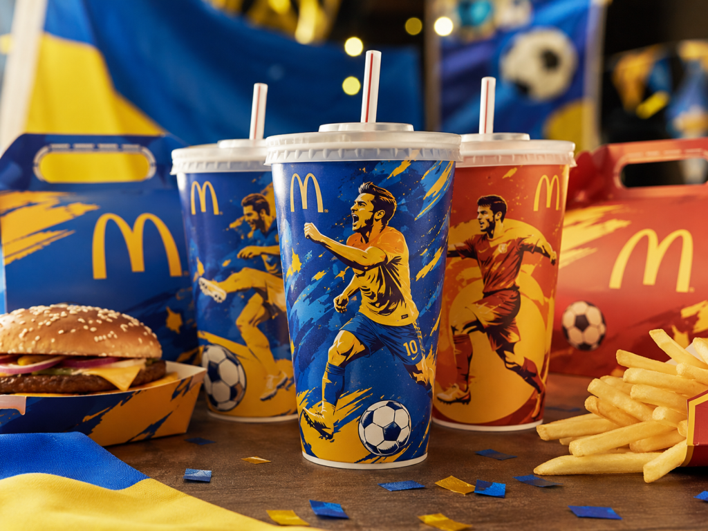 В McDonald’s появилось новое World Cup меню: что известно о стаканах, упаковках и запуске в Украине