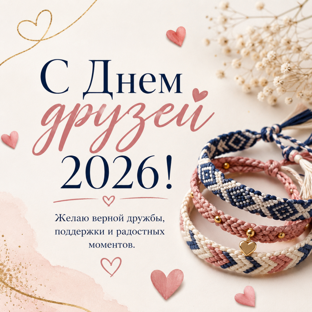 День друзей 2026: красивые поздравления в прозе, СМС и картинки