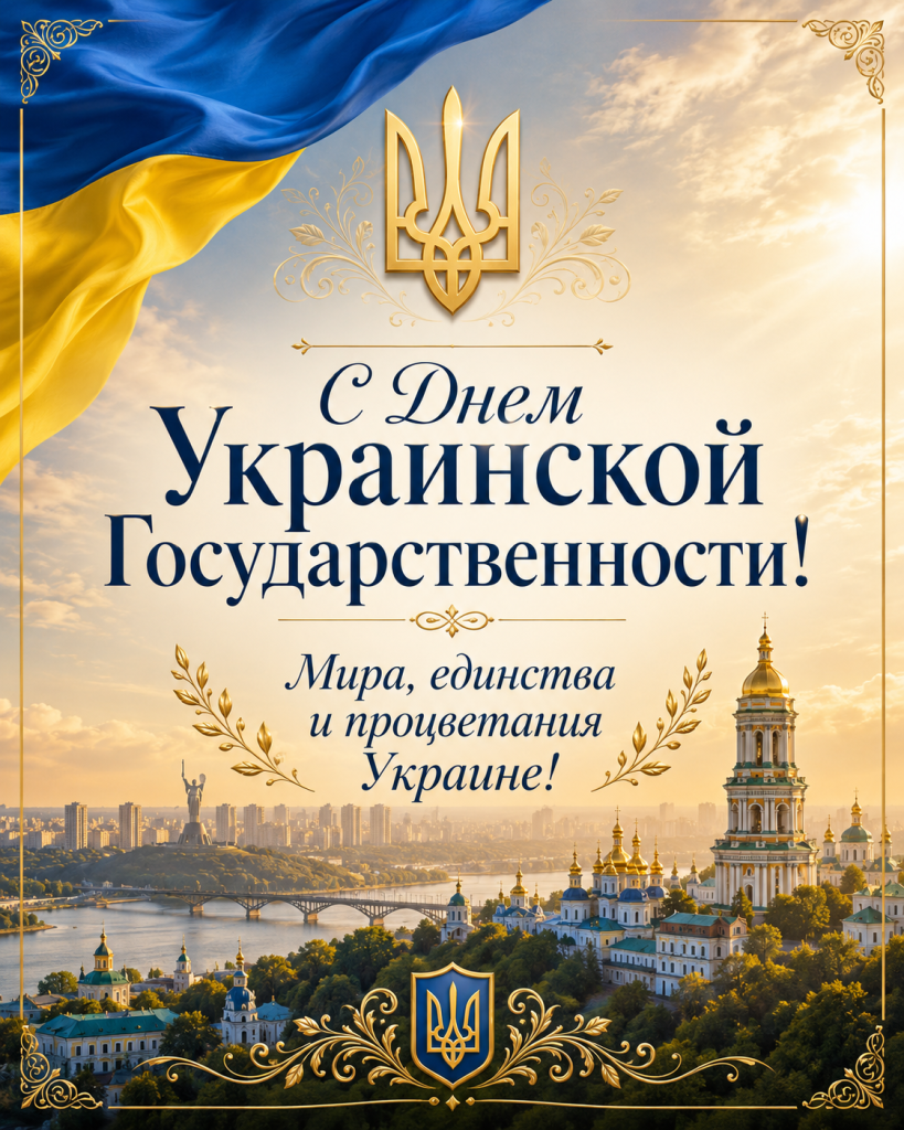Поздравления с Днем Украинской Государственности 2026: проза, стихи и короткие SMS