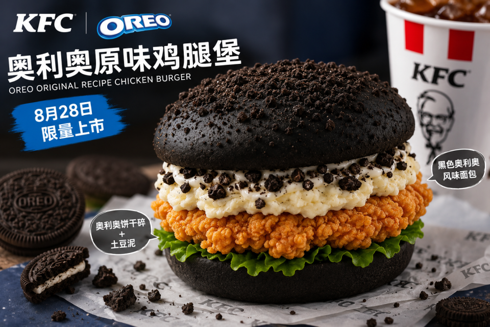 KFC бургер с Oreo