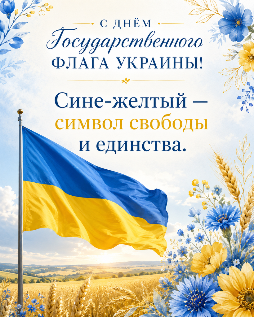 День флага Украины 2026: красивые поздравления, картинки и короткие пожелания