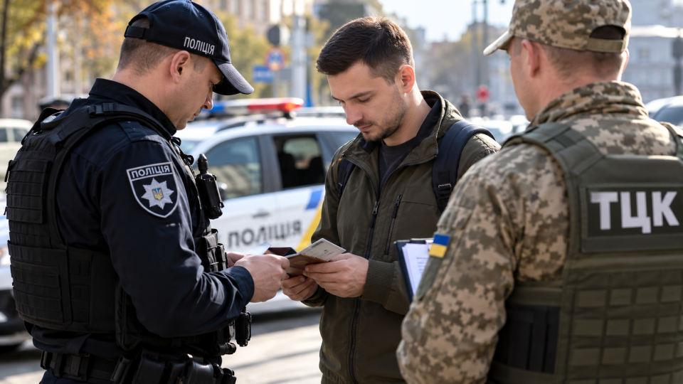 ТЦК 2026, поліція і ТЦК, нові правила ТЦК, затримання військовозобов'язаних, доставлення до ТЦК, права військовозобов'язаних, перевірка документів ТЦК, мобілізація 2026, законопроєкт 16139.