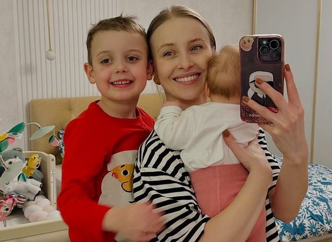 Анна Сагайдачна вперше засвітила обличчя 4-місячної доньки