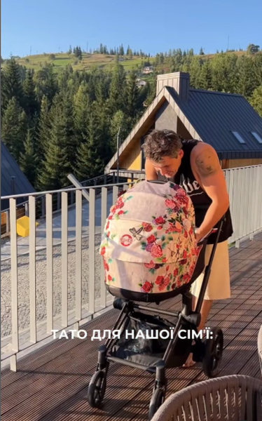 "Серце нашої родини": Татарінцева в день народження Кота замилувала його розвагами з 10-місячною дочкою. Відео